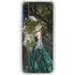 Woman with Peacocks by Nene Thomas Galaxy A50 Clear Case