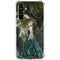 Woman with Peacocks by Nene Thomas Galaxy A54 5G Clear Case