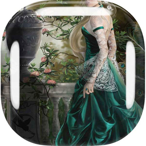 Woman with Peacocks by Nene Thomas Galaxy Buds Live Skin