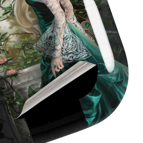 Woman with Peacocks by Nene Thomas Galaxy Buds Live Skin