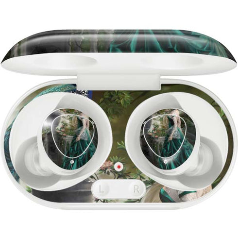 Woman with Peacocks by Nene Thomas Galaxy Buds Plus Skin