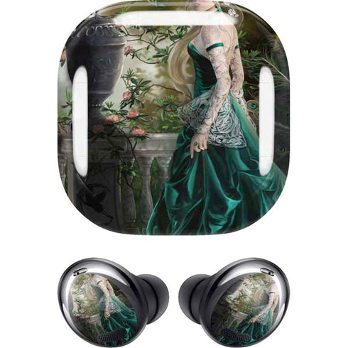 Woman with Peacocks by Nene Thomas Galaxy Buds Pro Skin