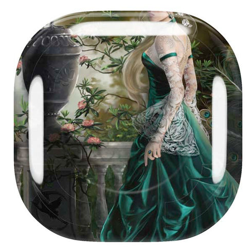 Woman with Peacocks by Nene Thomas Galaxy Buds Pro Skin