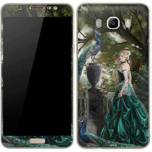 Woman with Peacocks by Nene Thomas Galaxy J7 Skin