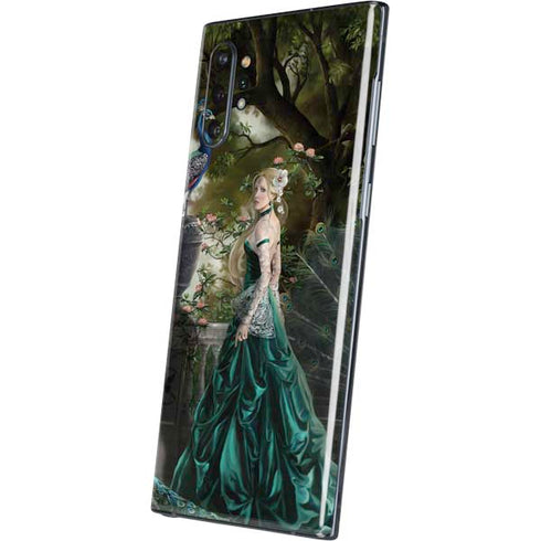 Woman with Peacocks by Nene Thomas Galaxy Note 10 Plus Skin