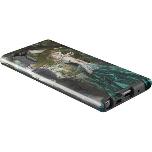 Woman with Peacocks by Nene Thomas Galaxy Note 10 Pro Case