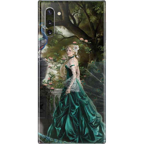 Woman with Peacocks by Nene Thomas Galaxy Note 10 Skin