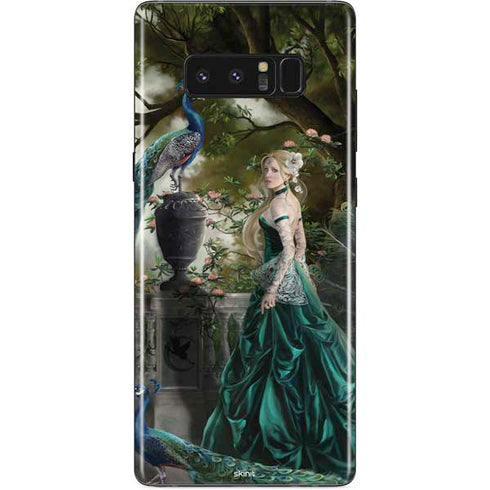 Woman with Peacocks by Nene Thomas Galaxy Note 8 Skin