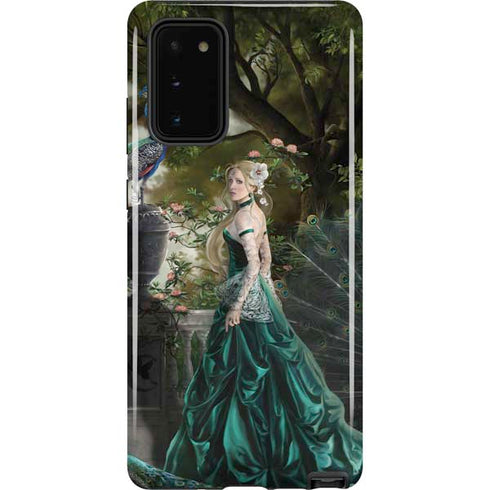 Woman with Peacocks by Nene Thomas Galaxy Note20 5G Pro Case