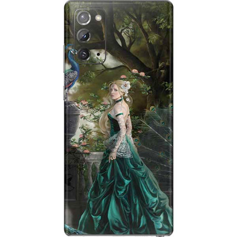 Woman with Peacocks by Nene Thomas Galaxy Note20 5G Skin