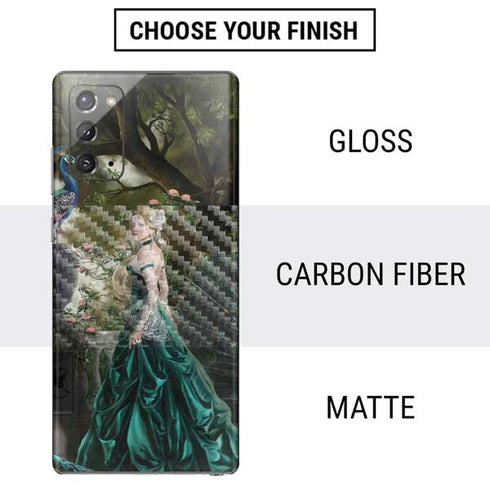 Woman with Peacocks by Nene Thomas Galaxy Note20 5G Skin