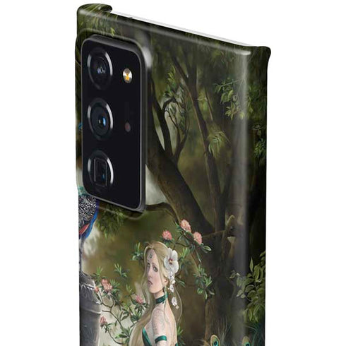 Woman with Peacocks by Nene Thomas Galaxy Note20 Ultra 5G Lite Case