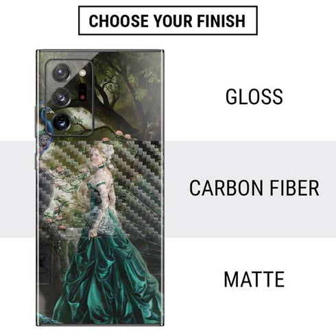 Woman with Peacocks by Nene Thomas Galaxy Note20 Ultra 5G Skin