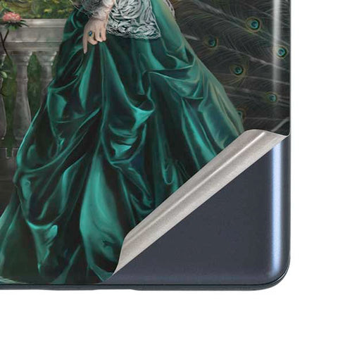 Woman with Peacocks by Nene Thomas Galaxy S20 Fan Edition Skin