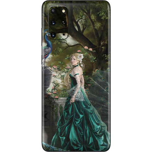 Woman with Peacocks by Nene Thomas Galaxy S20 Plus Skin