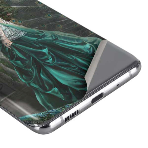 Woman with Peacocks by Nene Thomas Galaxy S20 Plus Skin