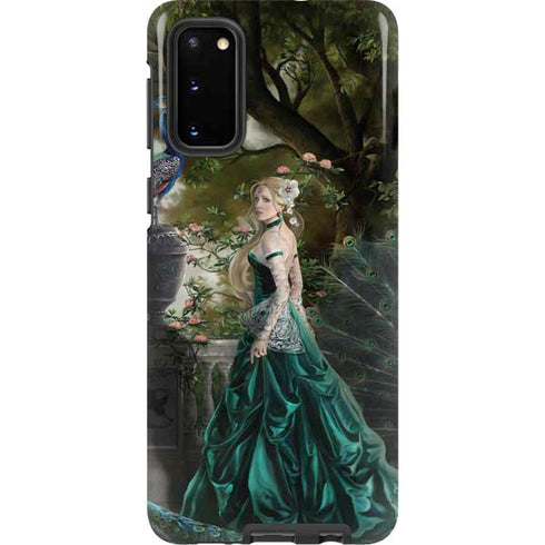 Woman with Peacocks by Nene Thomas Galaxy S20 Pro Case