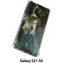 Woman with Peacocks by Nene Thomas Galaxy S21 5G Clear Case