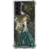 Woman with Peacocks by Nene Thomas Galaxy S22 Clear Case