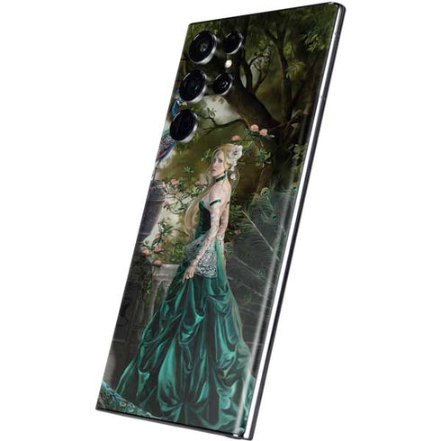 Woman with Peacocks by Nene Thomas Galaxy S22 Ultra Skin