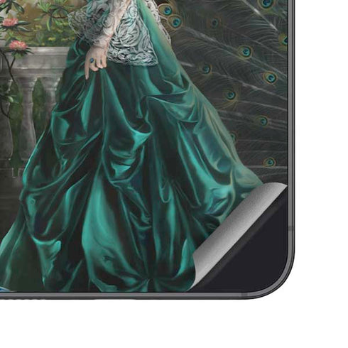 Woman with Peacocks by Nene Thomas Galaxy S23 Skin