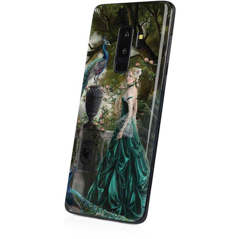 Woman with Peacocks by Nene Thomas Galaxy S9 Plus Skin