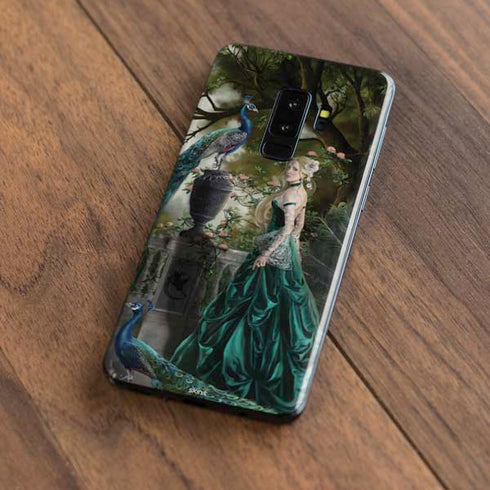 Woman with Peacocks by Nene Thomas Galaxy S9 Plus Skin