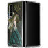Woman with Peacocks by Nene Thomas Galaxy Z Fold4 5G Clear Case