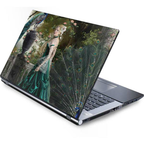 Woman with Peacocks by Nene Thomas Generic Laptop Skin