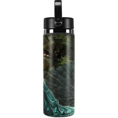 Woman with Peacocks by Nene Thomas Hydro Flask 20oz Wide Mouth Skin