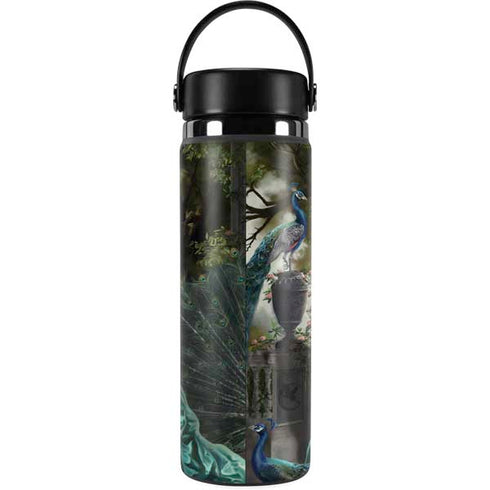Woman with Peacocks by Nene Thomas Hydro Flask 20oz Wide Mouth Skin