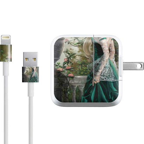 Woman with Peacocks by Nene Thomas iPad Charger (10W USB) Skin