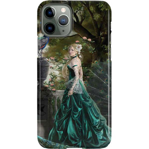 Woman with Peacocks by Nene Thomas iPhone 11 Pro Lite Case