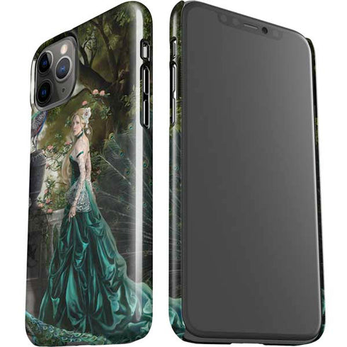 Woman with Peacocks by Nene Thomas iPhone 11 Pro Lite Case