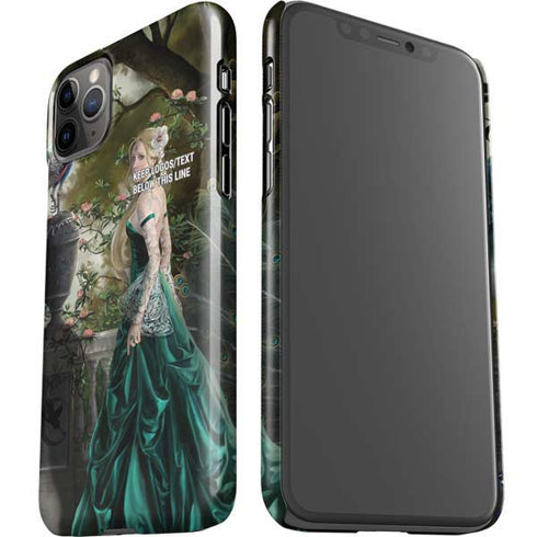 Woman with Peacocks by Nene Thomas iPhone 11 Pro Max Lite Case