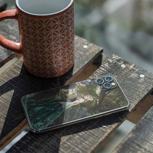 Woman with Peacocks by Nene Thomas iPhone 11 Pro Max Skin