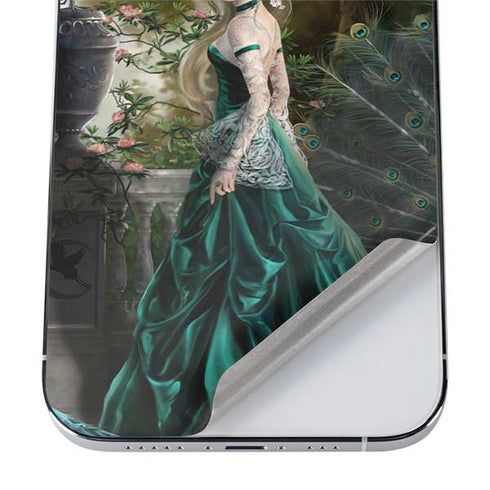 Woman with Peacocks by Nene Thomas iPhone 12 Pro Max Skin