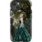 Woman with Peacocks by Nene Thomas iPhone 14 Impact Case