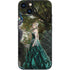 Woman with Peacocks by Nene Thomas iPhone 15 Plus Skin