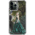 Woman with Peacocks by Nene Thomas iPhone 14 Pro Max Clear Case