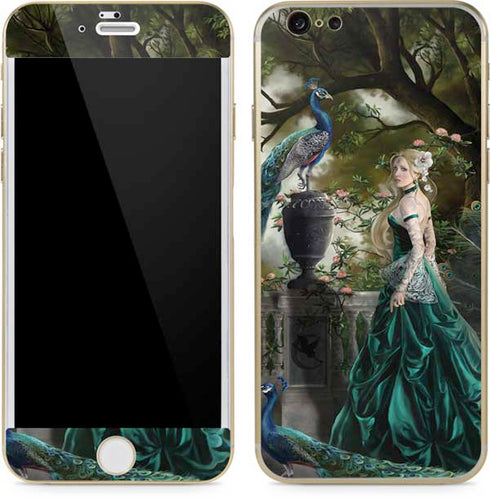 Woman with Peacocks by Nene Thomas iPhone 6/6s Skin