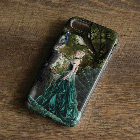 Woman with Peacocks by Nene Thomas iPhone 7 Pro Case