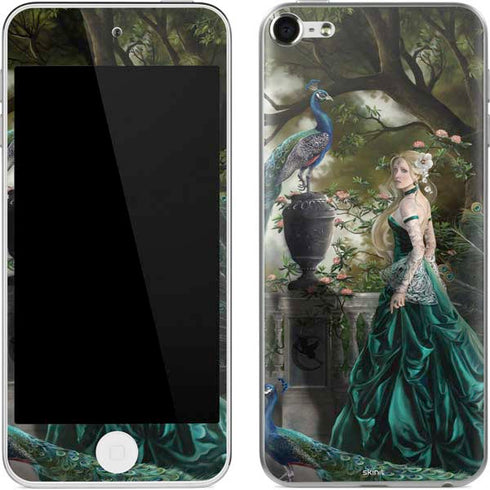 Woman with Peacocks by Nene Thomas Apple iPod Skin