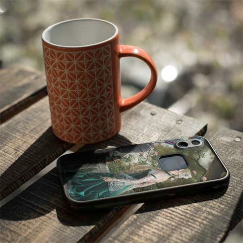 Woman with Peacocks by Nene Thomas LifeProof Fre iPhone Skin