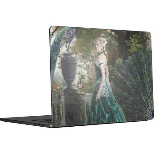 Woman with Peacocks by Nene Thomas MacBook Air 15 in (2023) Skin