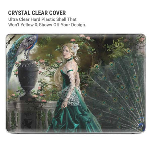 Woman with Peacocks by Nene Thomas MacBook Pro 15in (2016-19) Case plus Skin