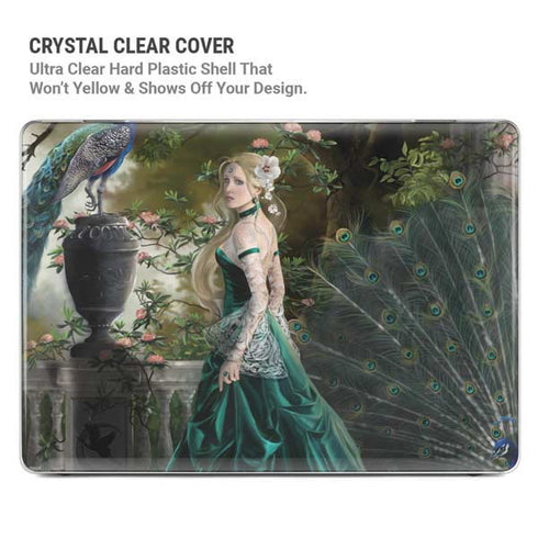 Woman with Peacocks by Nene Thomas MacBook Pro 16in (2021-25) Case plus Skin
