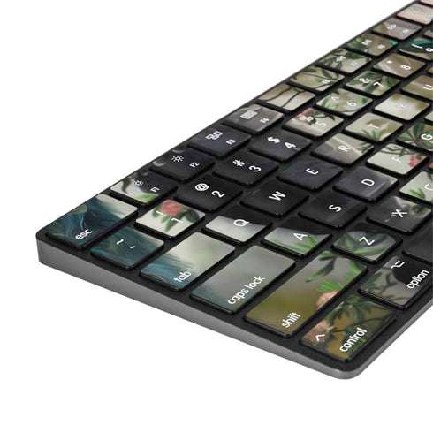 Woman with Peacocks by Nene Thomas Magic Keyboard with Numeric Keypad Skin