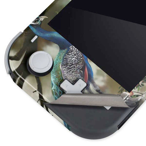 Woman with Peacocks by Nene Thomas Nintendo Switch Lite Skin