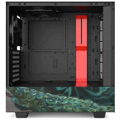 Woman with Peacocks by Nene Thomas NZXT H510 Compact ATX Mid-Tower Case Skin